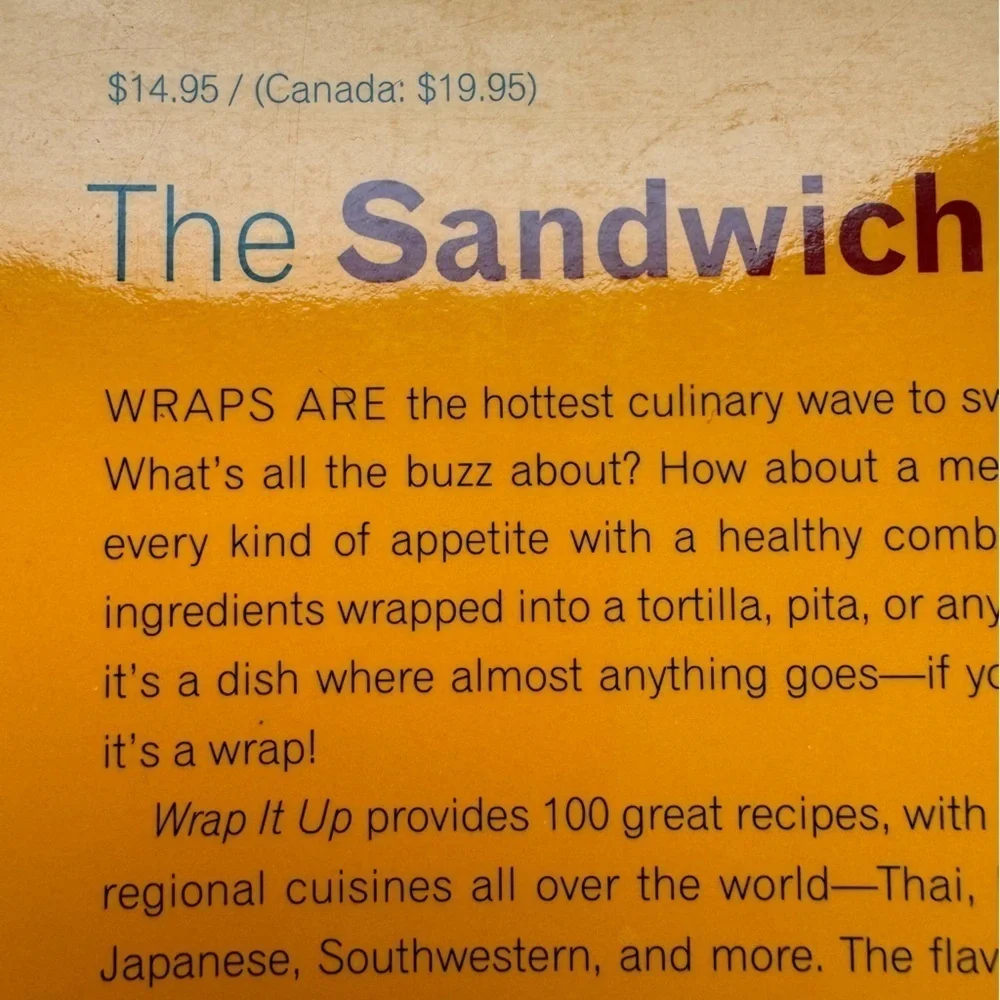 Barnes & Noble Wrap It Up Sandwiches Cookbook